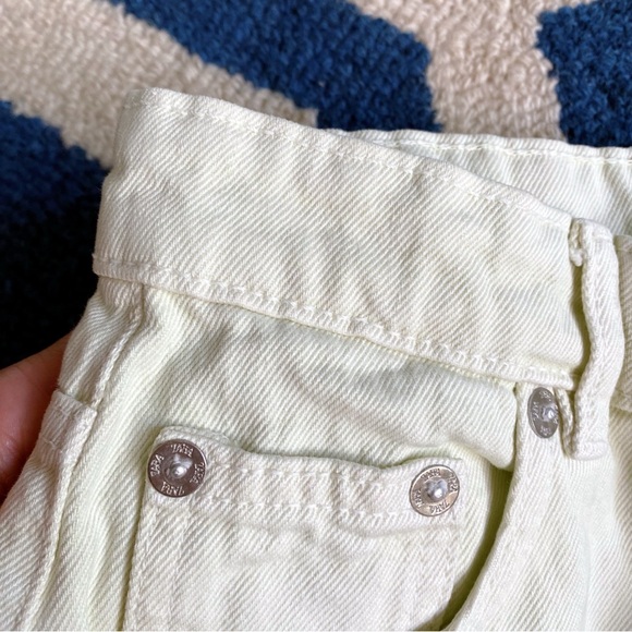 🍈 ZARA CITRON HIGH WAIST STRAIGHG LEG ANKLE LENGTH DENIM JEANS! - Picture 7 of 16